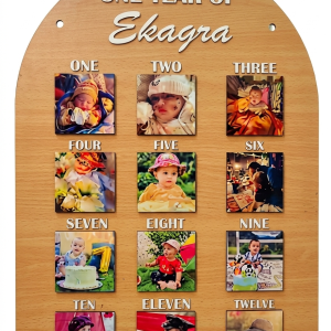 12 months photo frame