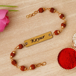 rudraksha rakhi or bracelet