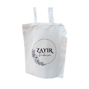 customize white tot bag